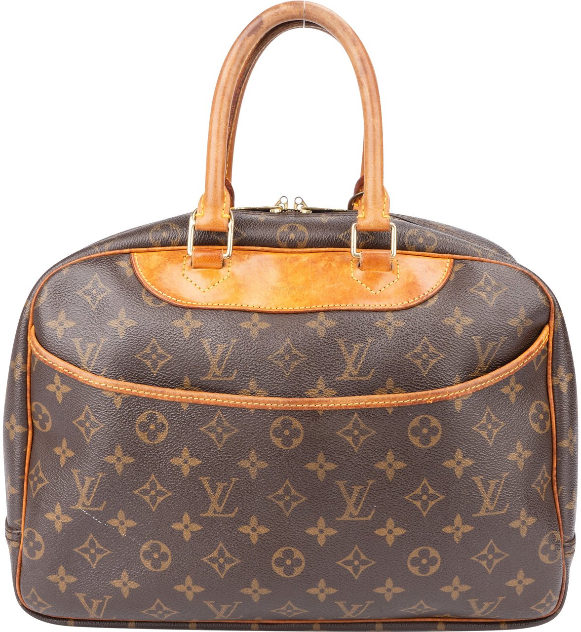 Louis Vuitton Louis Vuitton Canvas Monogram Deauville Handbag Bruin