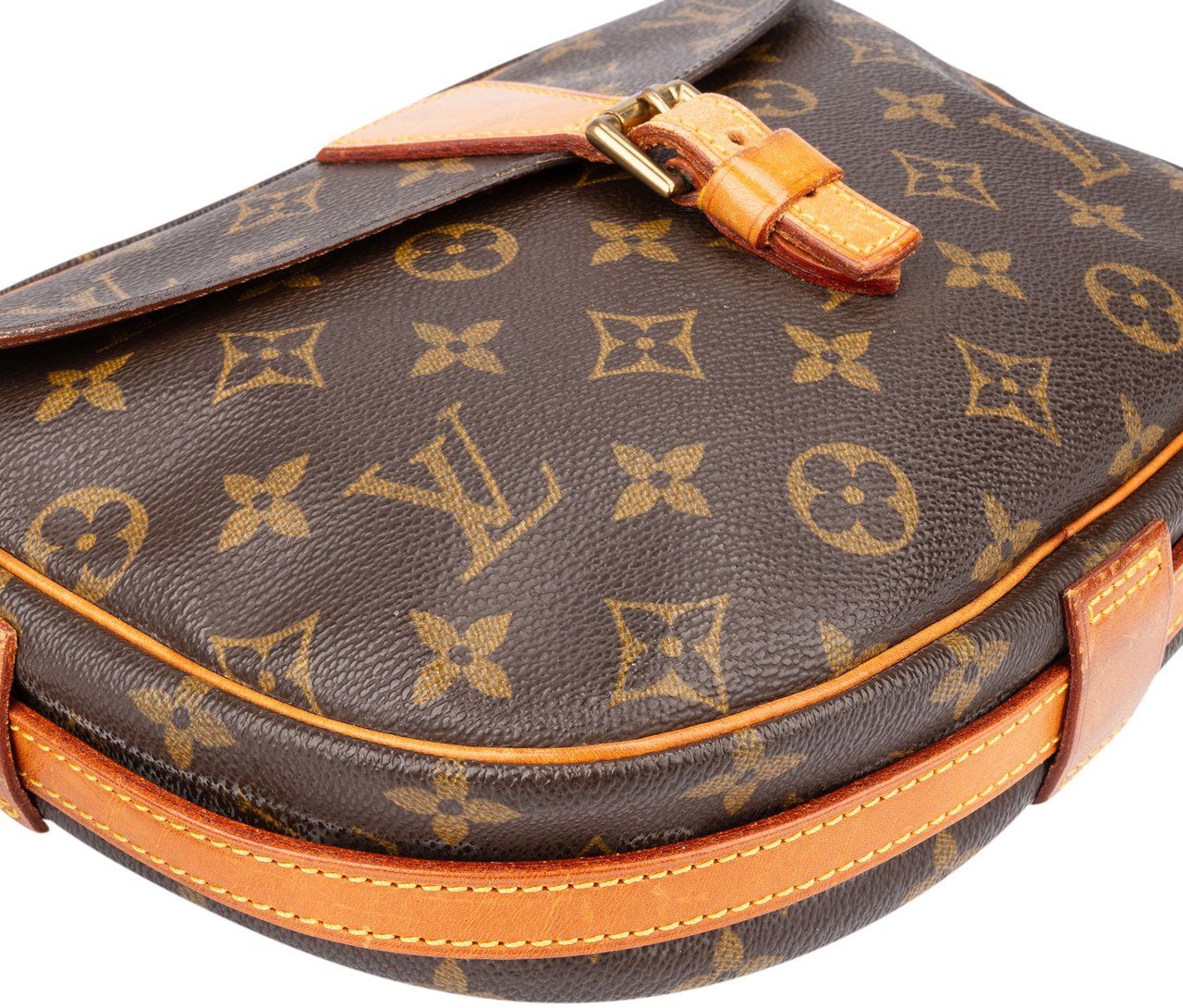 Louis Vuitton Louis Vuitton Canvas Monogram Jeune Fille MM Crossbody Bag Bruin