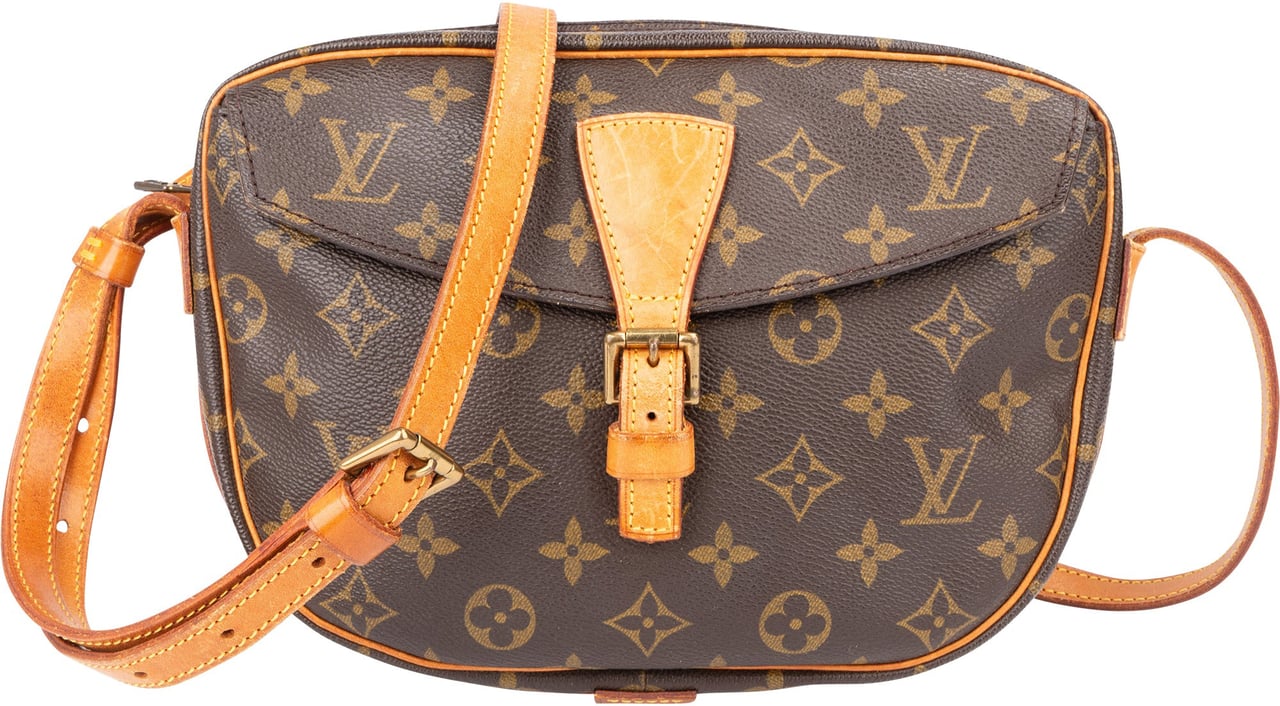 Louis Vuitton Louis Vuitton Canvas Monogram Jeune Fille MM Crossbody Bag Bruin