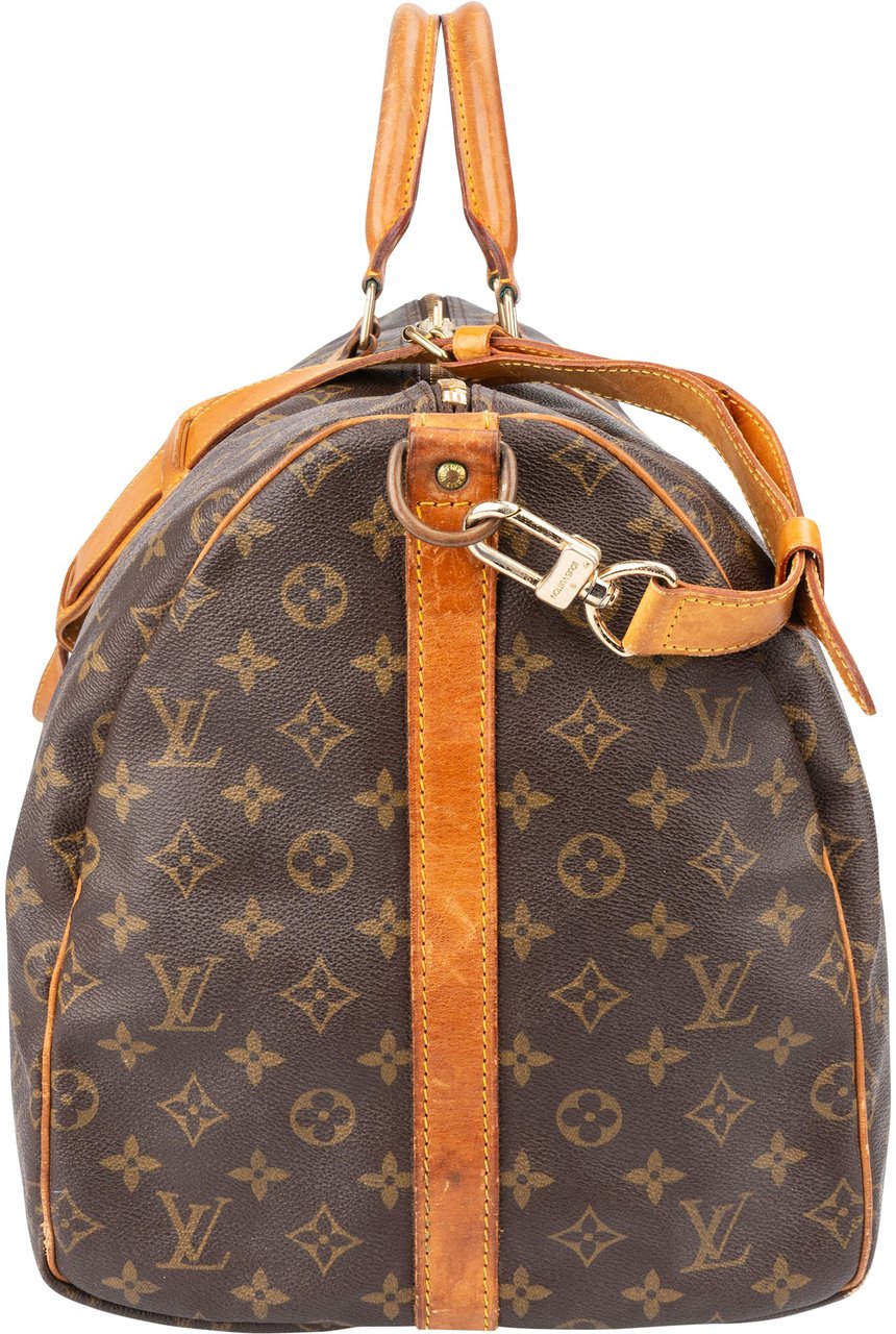 Louis Vuitton Louis Vuitton Canvas Monogram Keepall 55 Bandouliere Bruin