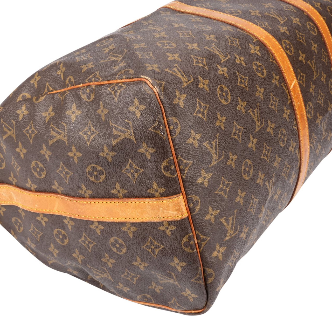 Louis Vuitton Louis Vuitton Canvas Monogram Keepall 55 Bandouliere Bruin