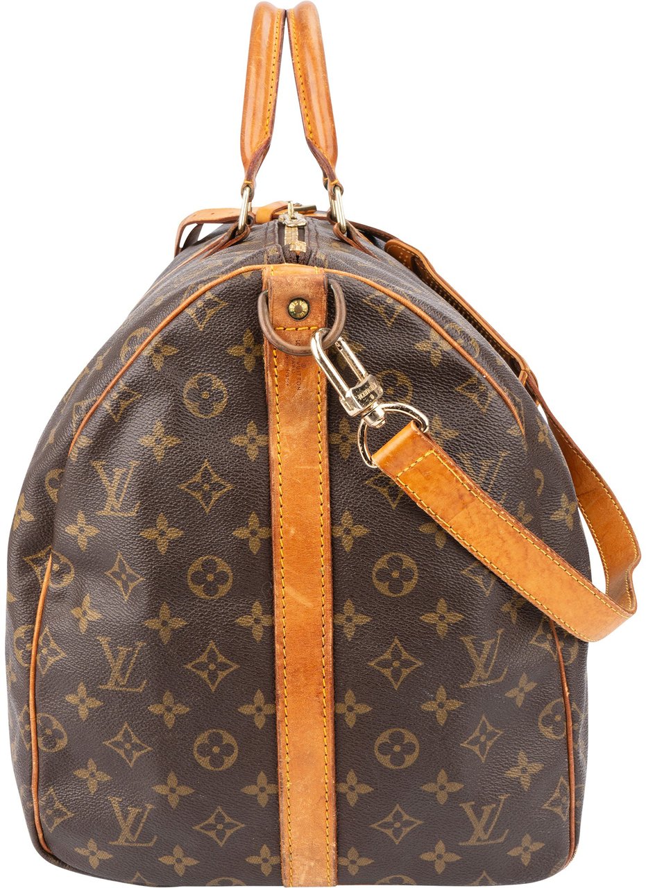 Louis Vuitton Louis Vuitton Canvas Monogram Keepall 55 Bandouliere Bruin