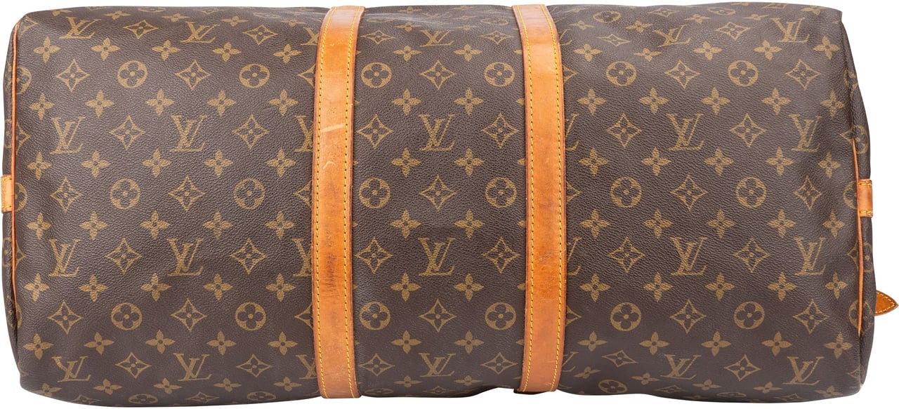 Louis Vuitton Louis Vuitton Canvas Monogram Keepall 55 Bandouliere Bruin