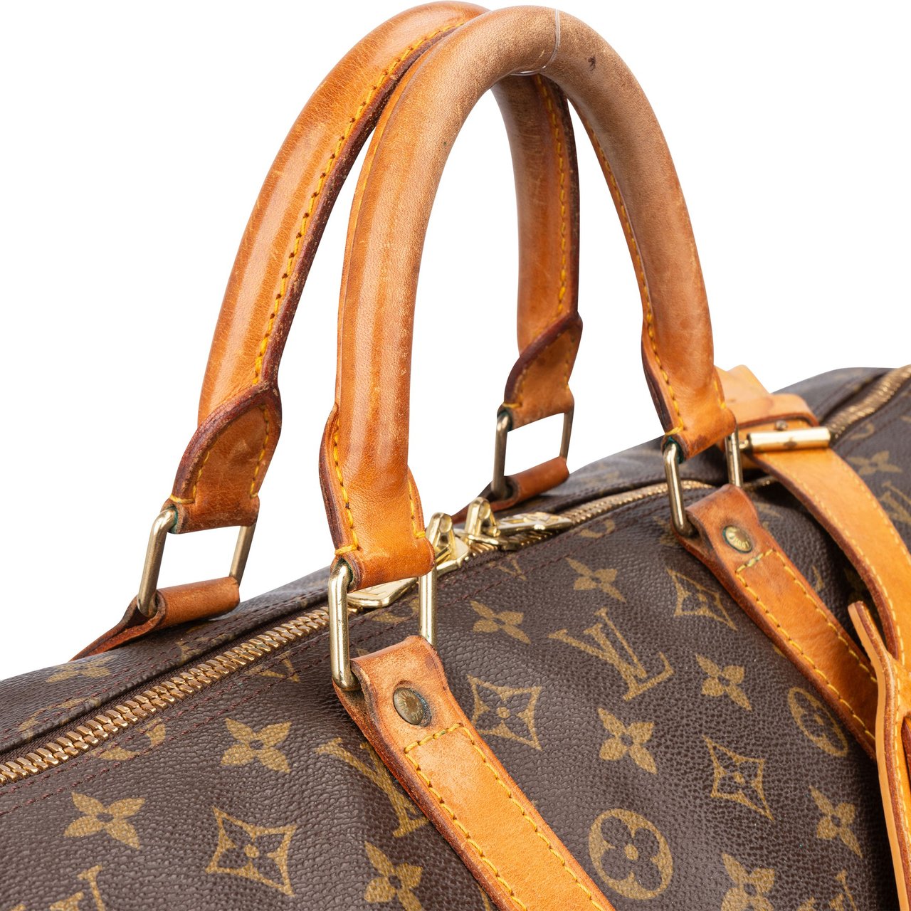 Louis Vuitton Louis Vuitton Canvas Monogram Keepall 55 Bandouliere Bruin