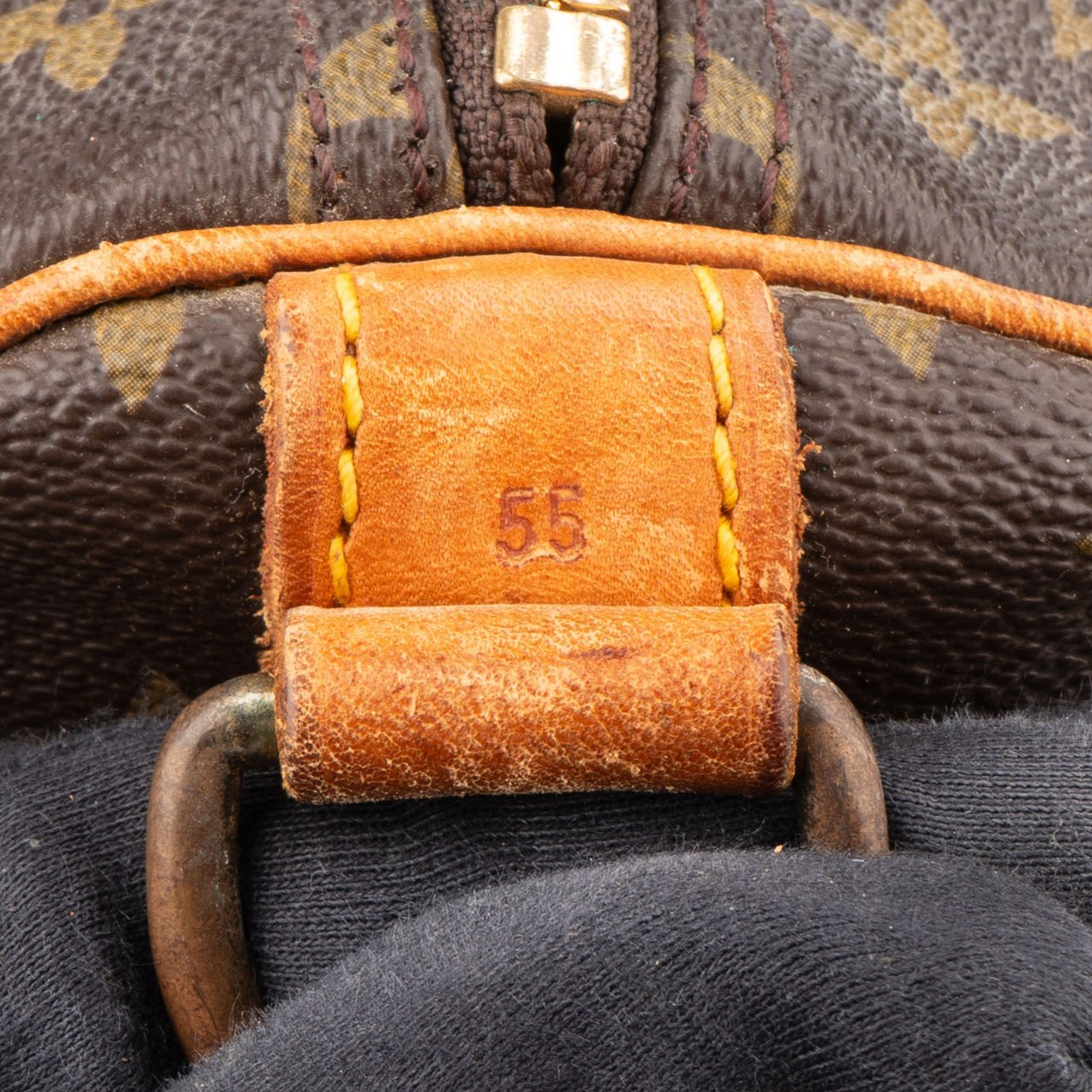 Louis Vuitton Louis Vuitton Canvas Monogram Keepall 55 Bandouliere Bruin