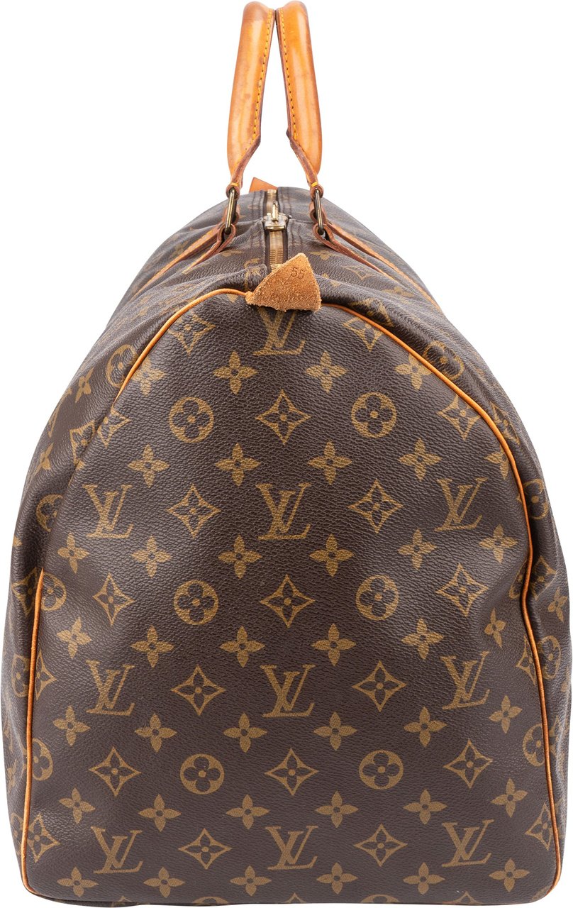 Louis Vuitton Louis Vuitton Canvas Monogram Keepall 55 Bandouliere Bruin