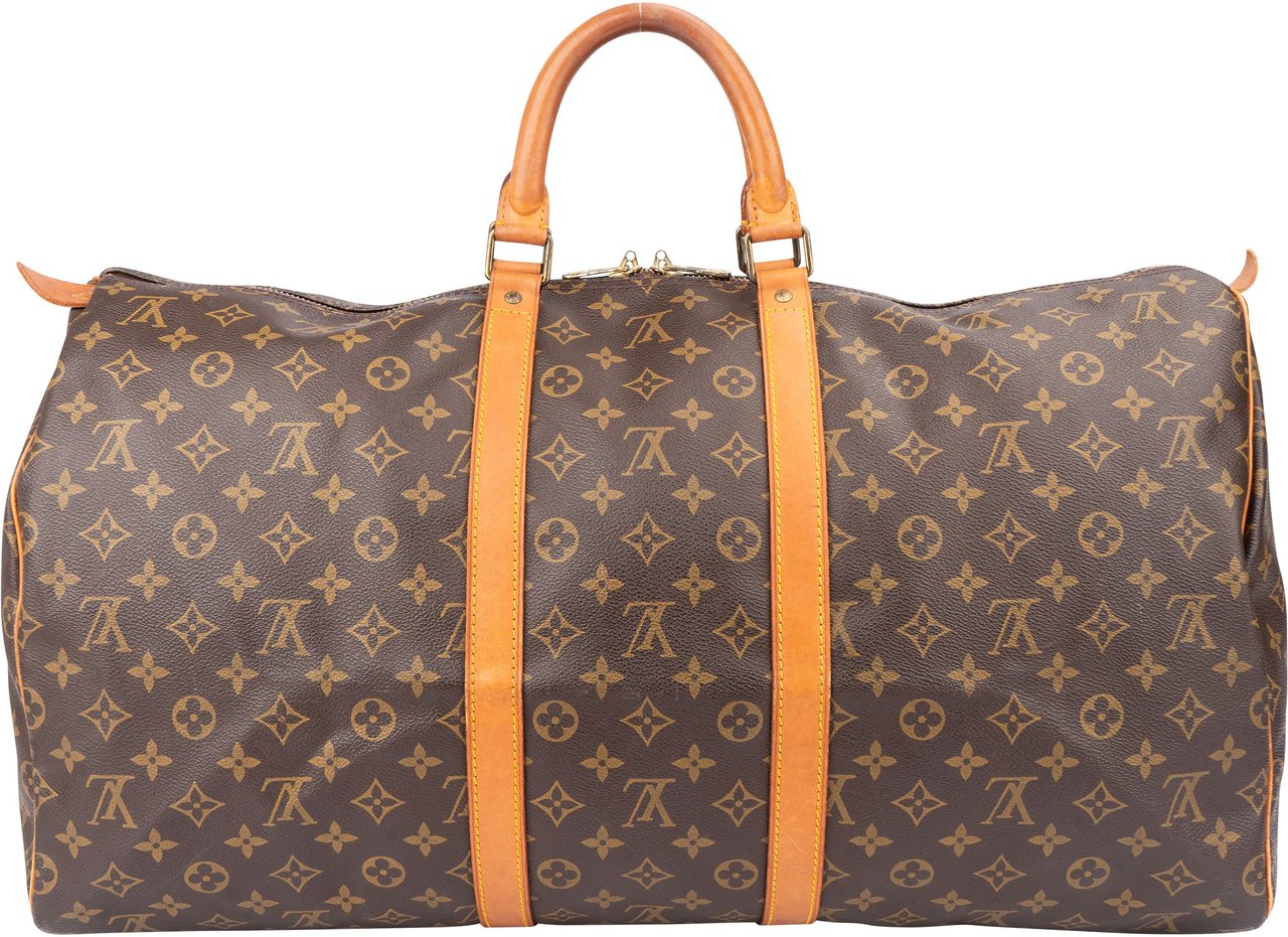 Louis Vuitton Louis Vuitton Canvas Monogram Keepall 55 Bandouliere Bruin