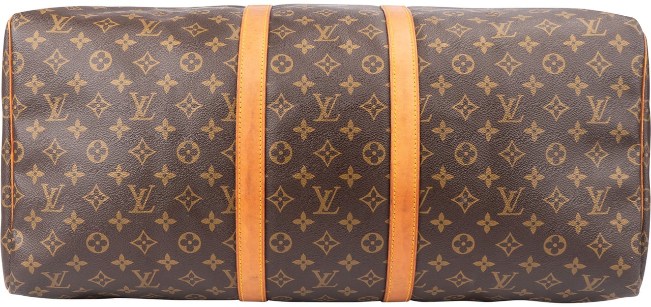 Louis Vuitton Louis Vuitton Canvas Monogram Keepall 55 Bandouliere Bruin