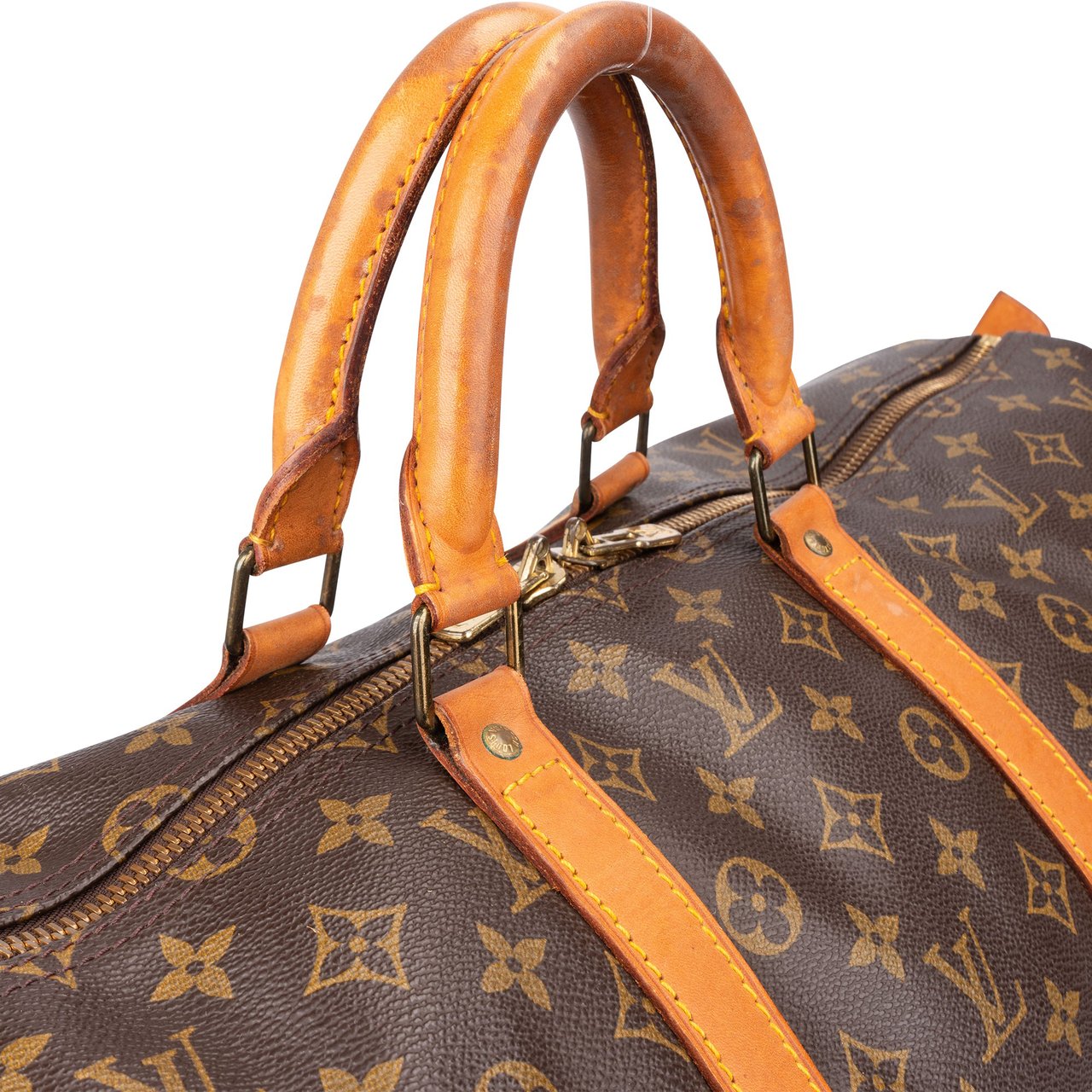 Louis Vuitton Louis Vuitton Canvas Monogram Keepall 55 Bandouliere Bruin