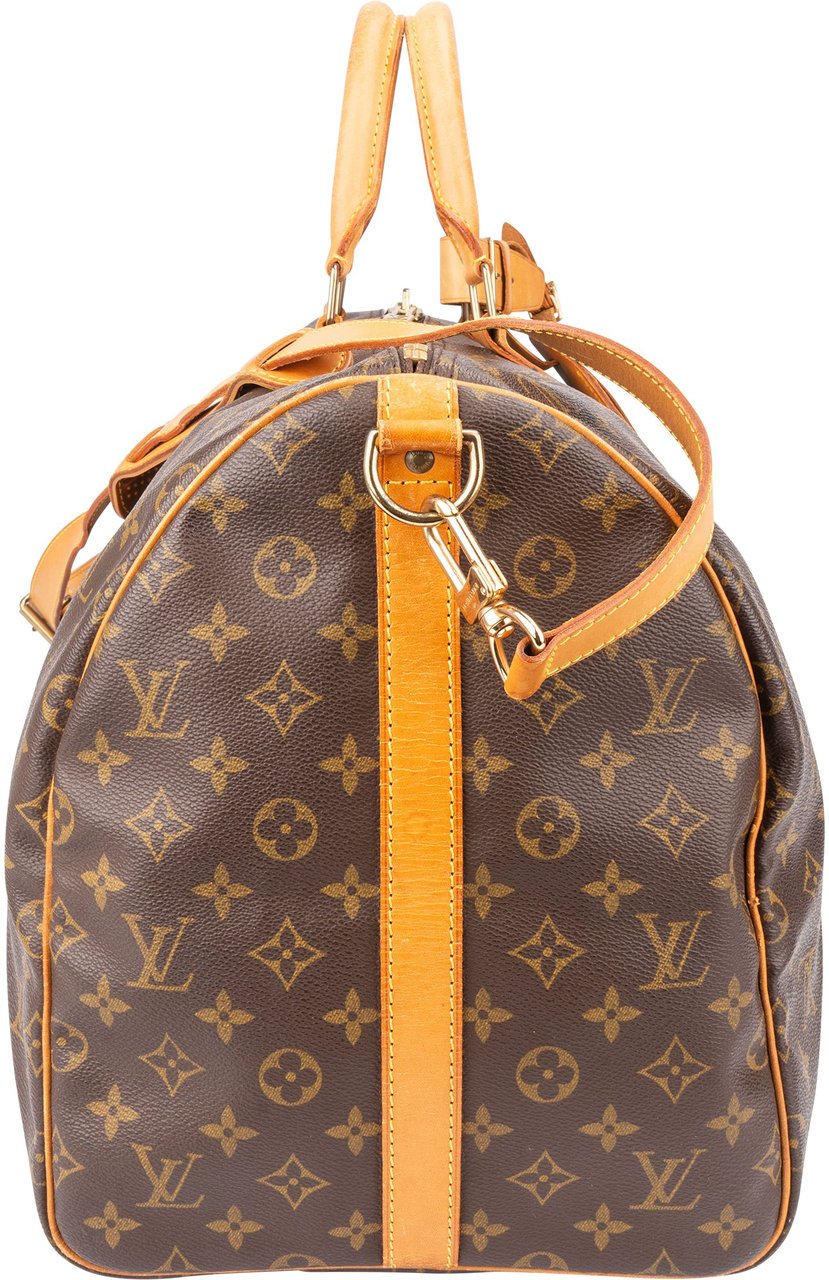 Louis Vuitton Louis Vuitton Canvas Monogram Keepall 55 Bandouliere Bruin