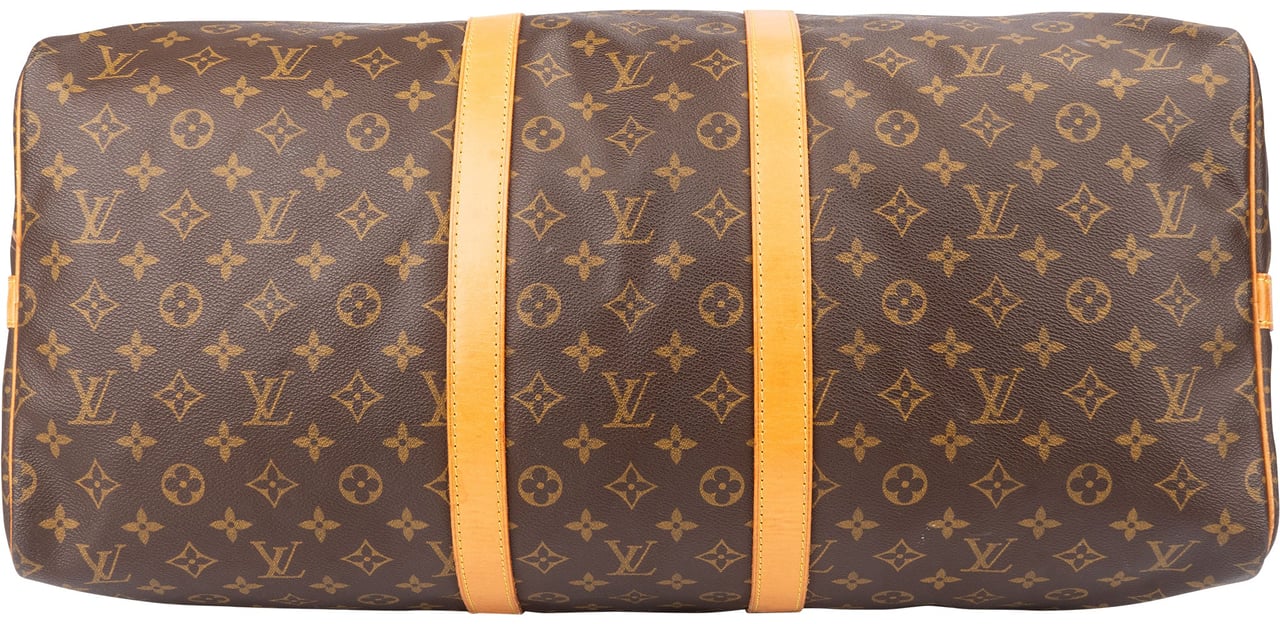 Louis Vuitton Louis Vuitton Canvas Monogram Keepall 55 Bandouliere Bruin