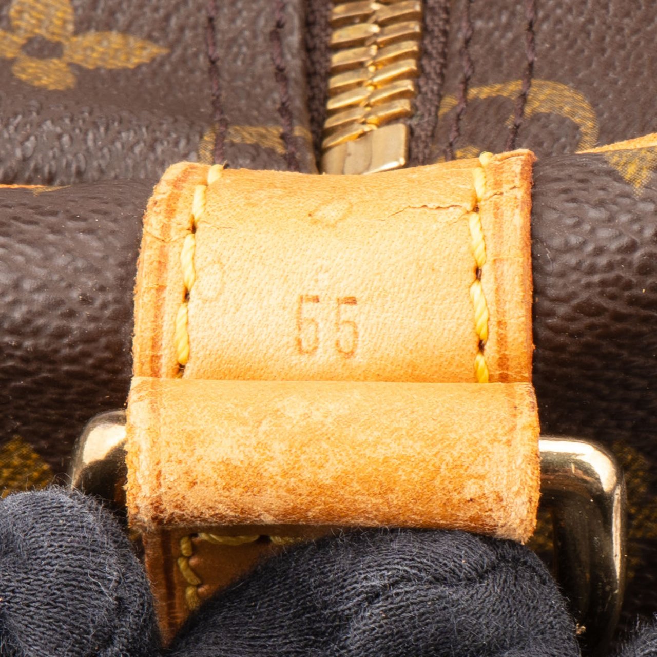 Louis Vuitton Louis Vuitton Canvas Monogram Keepall 55 Bandouliere Bruin