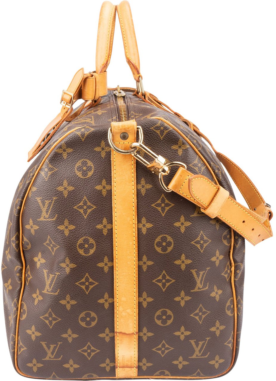 Louis Vuitton Louis Vuitton Canvas Monogram Keepall 55 Bandouliere Bruin