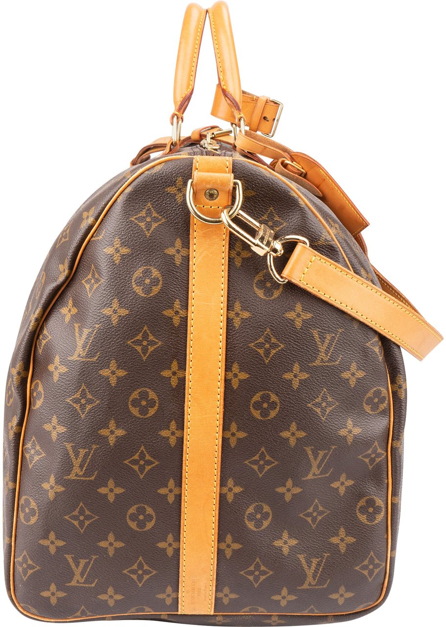 Louis Vuitton Louis Vuitton Canvas Monogram Keepall 60 Bandouliere Bruin