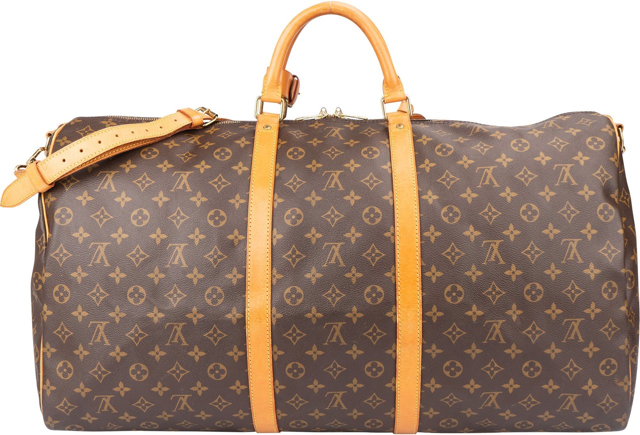 Louis Vuitton Louis Vuitton Canvas Monogram Keepall 60 Bandouliere Bruin