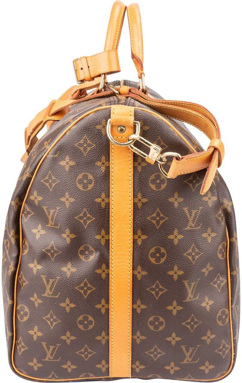 Louis Vuitton Louis Vuitton Canvas Monogram Keepall 60 Bandouliere Bruin