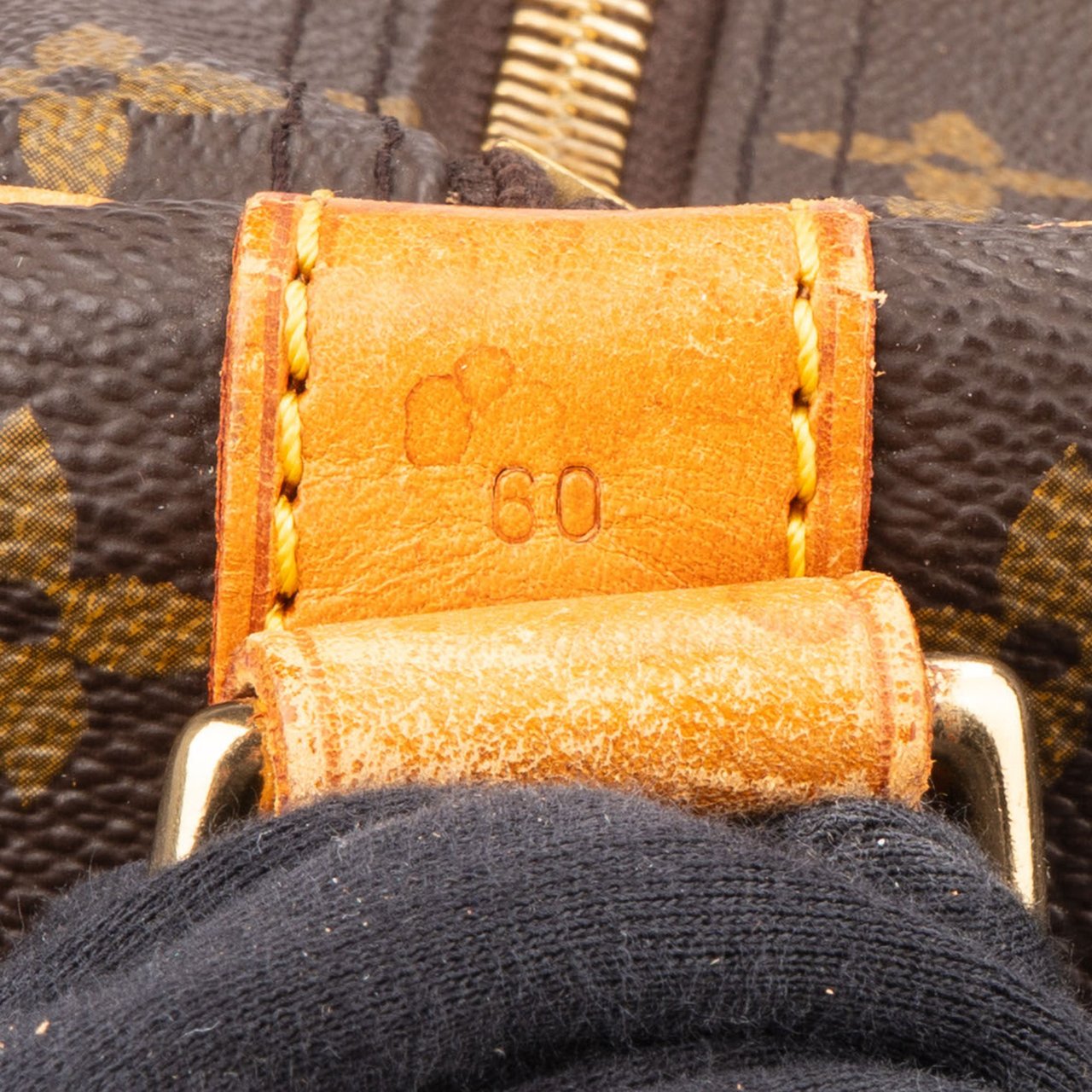 Louis Vuitton Louis Vuitton Canvas Monogram Keepall 60 Bandouliere Bruin