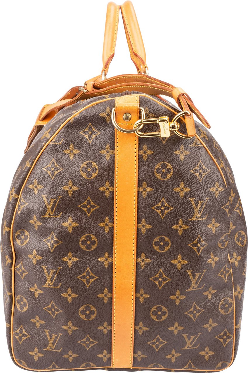 Louis Vuitton Louis Vuitton Canvas Monogram Keepall 60 Bandouliere Bruin