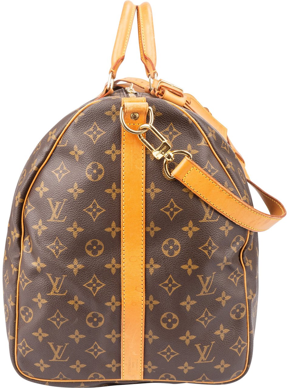 Louis Vuitton Louis Vuitton Canvas Monogram Keepall 60 Bandouliere Bruin