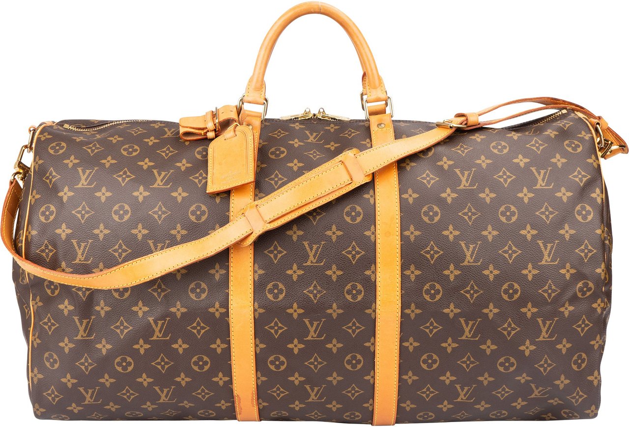 Louis Vuitton Louis Vuitton Canvas Monogram Keepall 60 Bandouliere Bruin