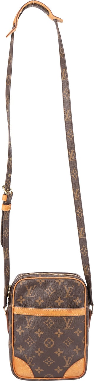 Louis Vuitton Louis Vuitton Canvas Monogram Danube Crossbody Bag Bruin