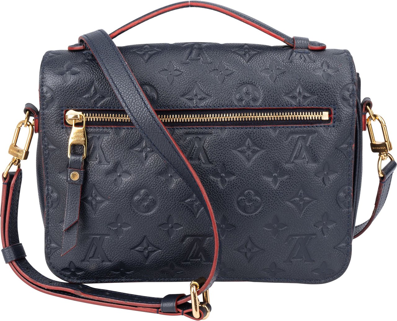 Louis Vuitton Louis Vuitton Leather Empreinte Monogram Metis Handbag Blauw