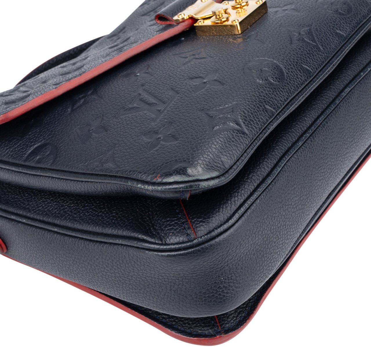 Louis Vuitton Louis Vuitton Leather Empreinte Monogram Metis Handbag Blauw