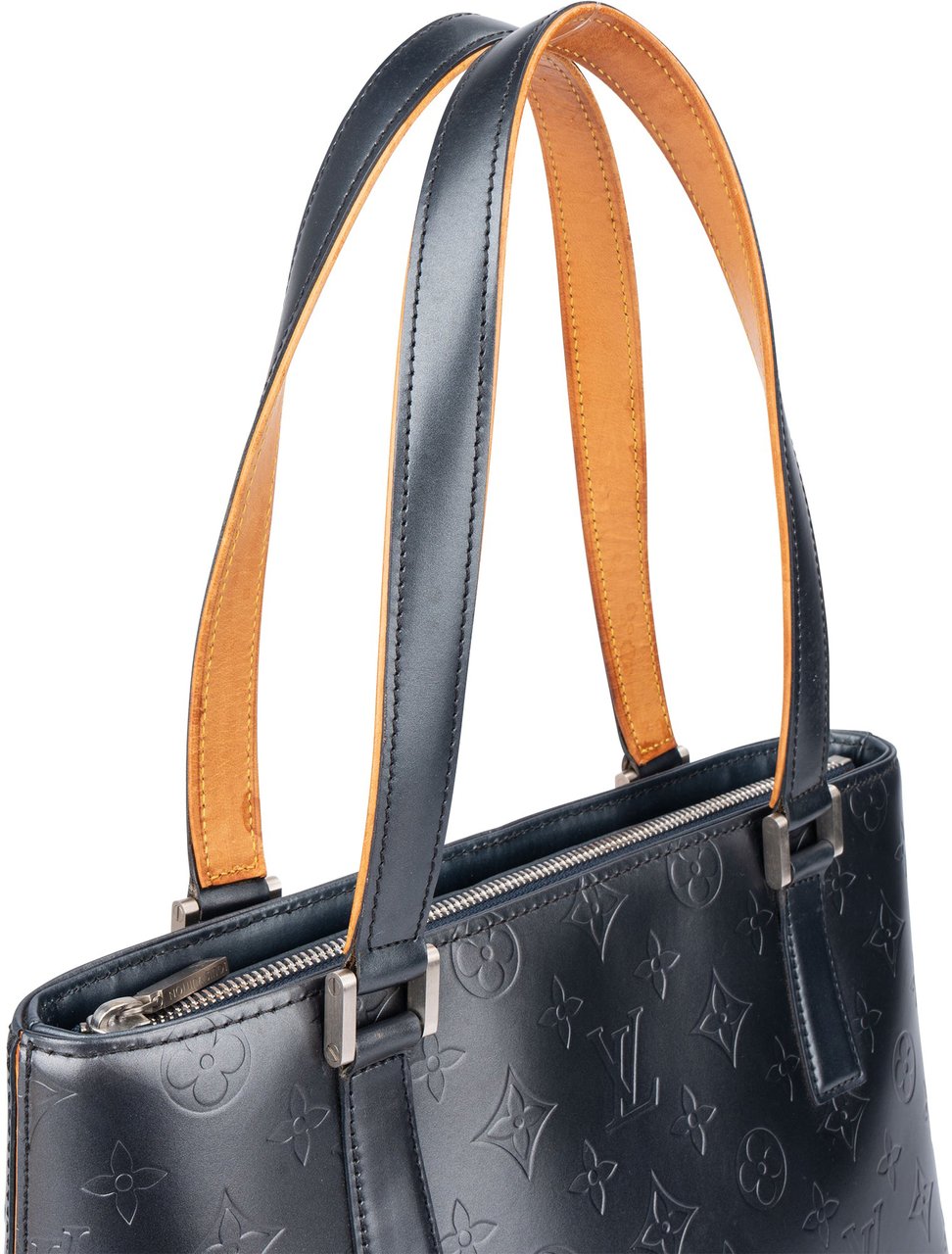 Louis Vuitton Louis Vuitton Monogram Mat Houston Handbag Blauw
