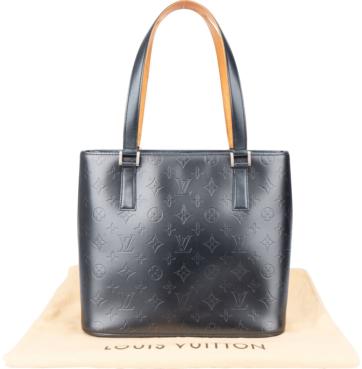 Louis Vuitton Louis Vuitton Monogram Mat Houston Handbag Blauw