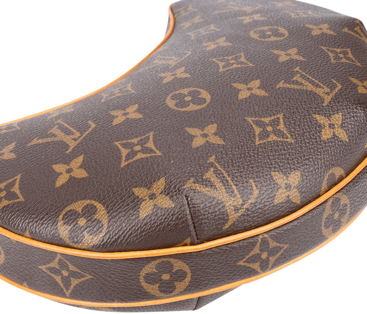 Louis Vuitton Canvas Monogram Croissant PM Shoulder Bag Bruin