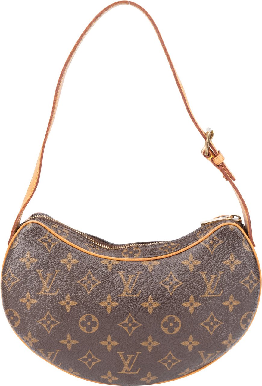 Louis Vuitton Canvas Monogram Croissant PM Shoulder Bag Bruin