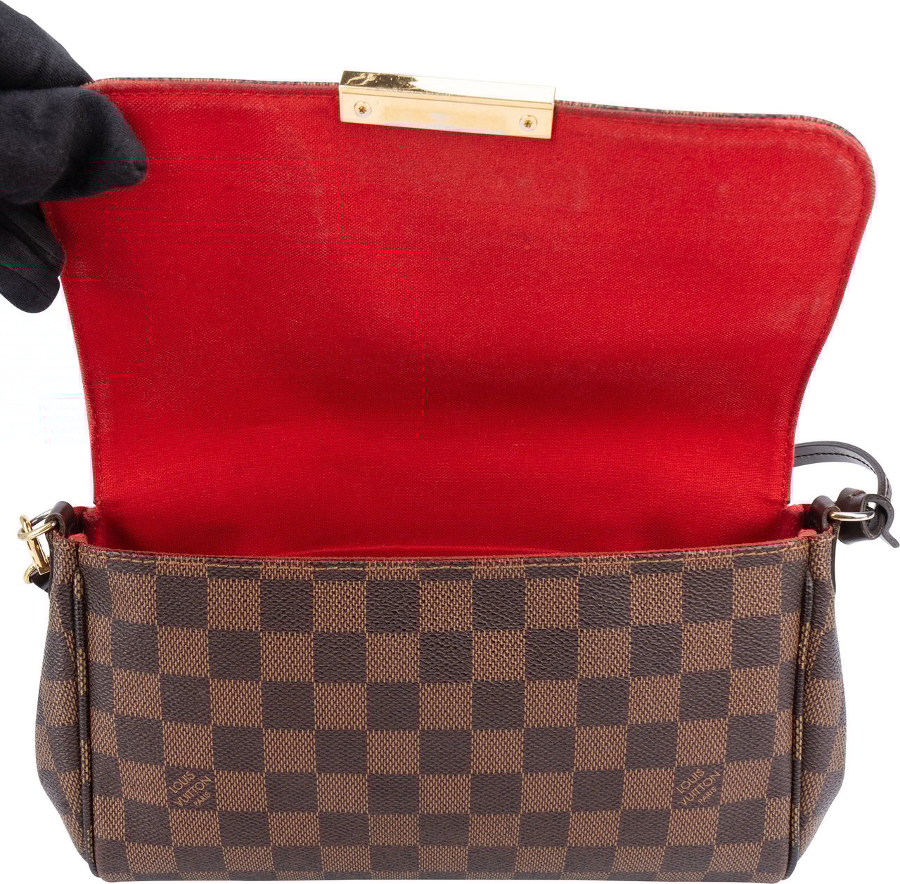 Louis Vuitton Louis Vuitton Damier Ebene Monogram Favorite MM Crossbody Bag Bruin