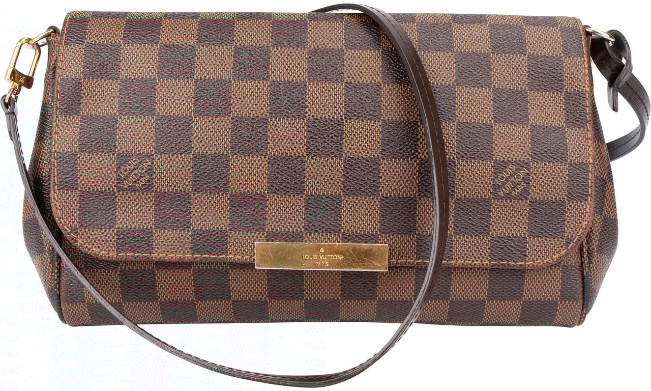 Louis Vuitton Louis Vuitton Damier Ebene Monogram Favorite MM Crossbody Bag Bruin