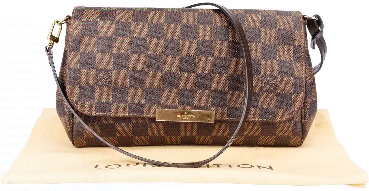 Louis Vuitton Louis Vuitton Damier Ebene Monogram Favorite MM Crossbody Bag Bruin