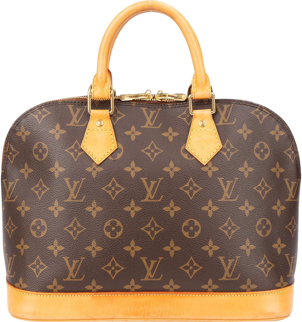 Louis Vuitton Louis Vuitton Canvas Monogram Alma PM Handbag Bruin