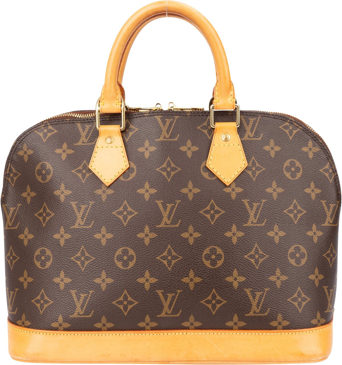 Louis Vuitton Louis Vuitton Canvas Monogram Alma PM Handbag Bruin