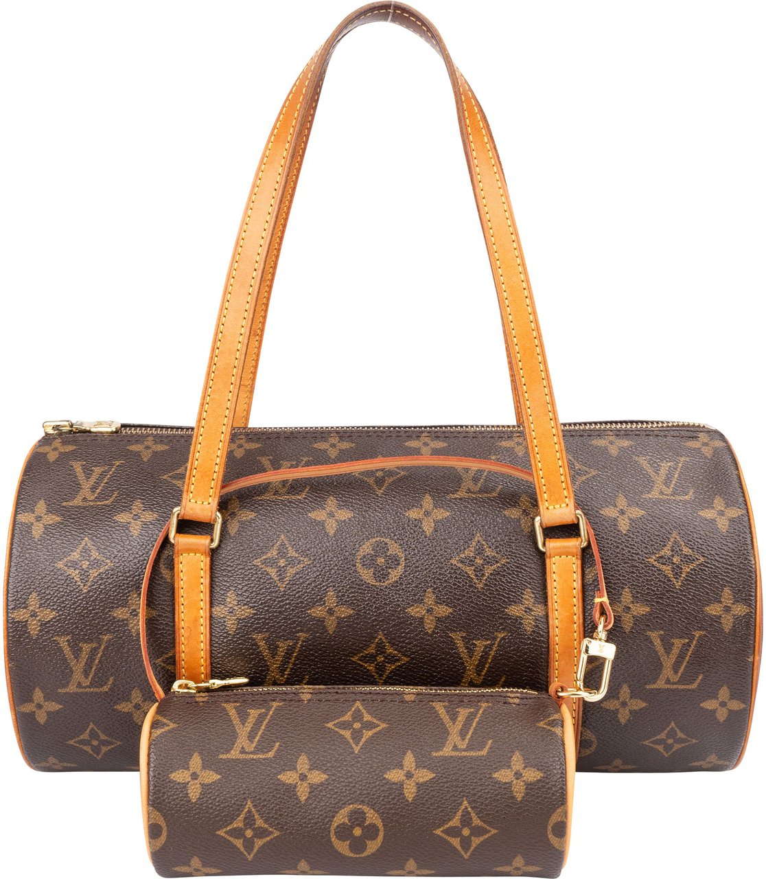 Louis Vuitton Louis Vuitton Canvas Monogram Papillon Set Handbag Bruin