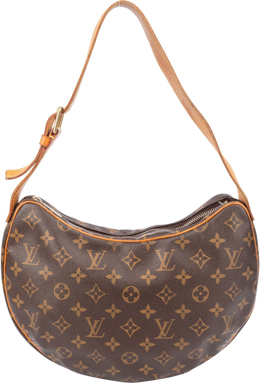 Louis Vuitton Louis Vuitton Canvas Monogram Croissant MM Shoulder Bag Bruin