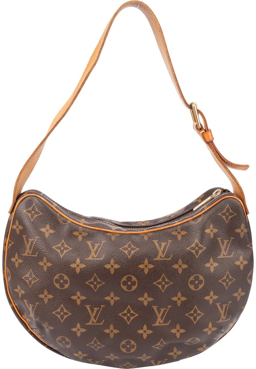 Louis Vuitton Louis Vuitton Canvas Monogram Croissant MM Shoulder Bag Bruin