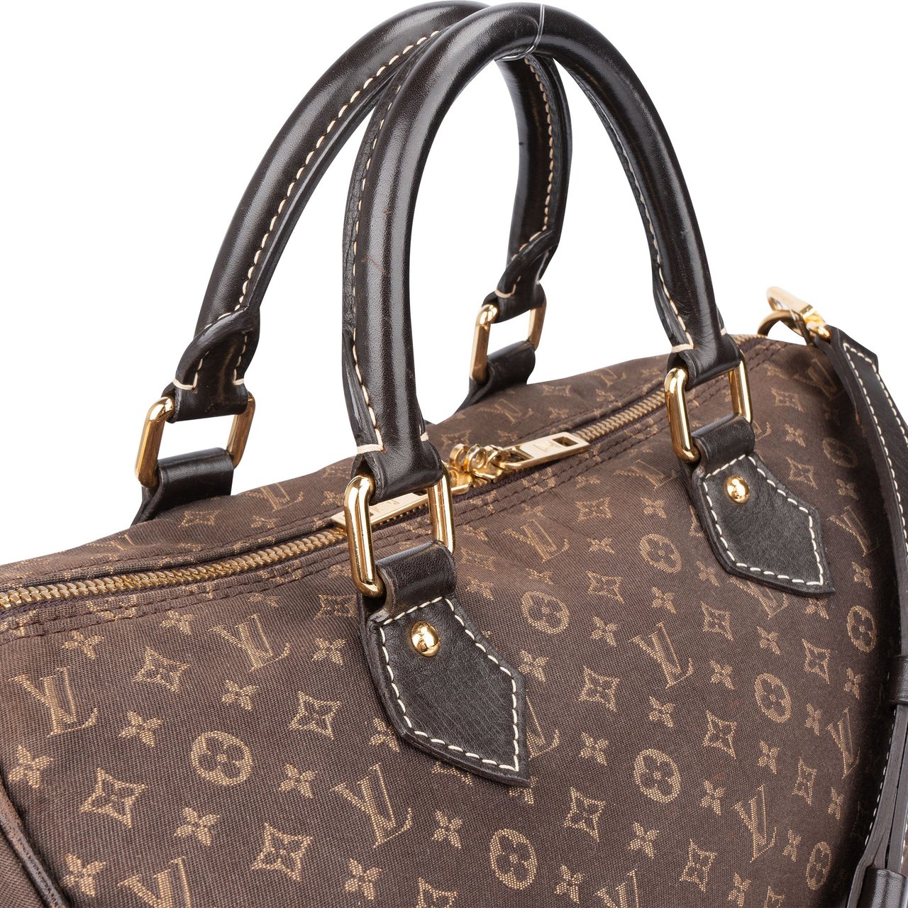 Louis Vuitton Louis Vuitton Mini Lin Monogram Speedy 30 Bandouliere Bruin