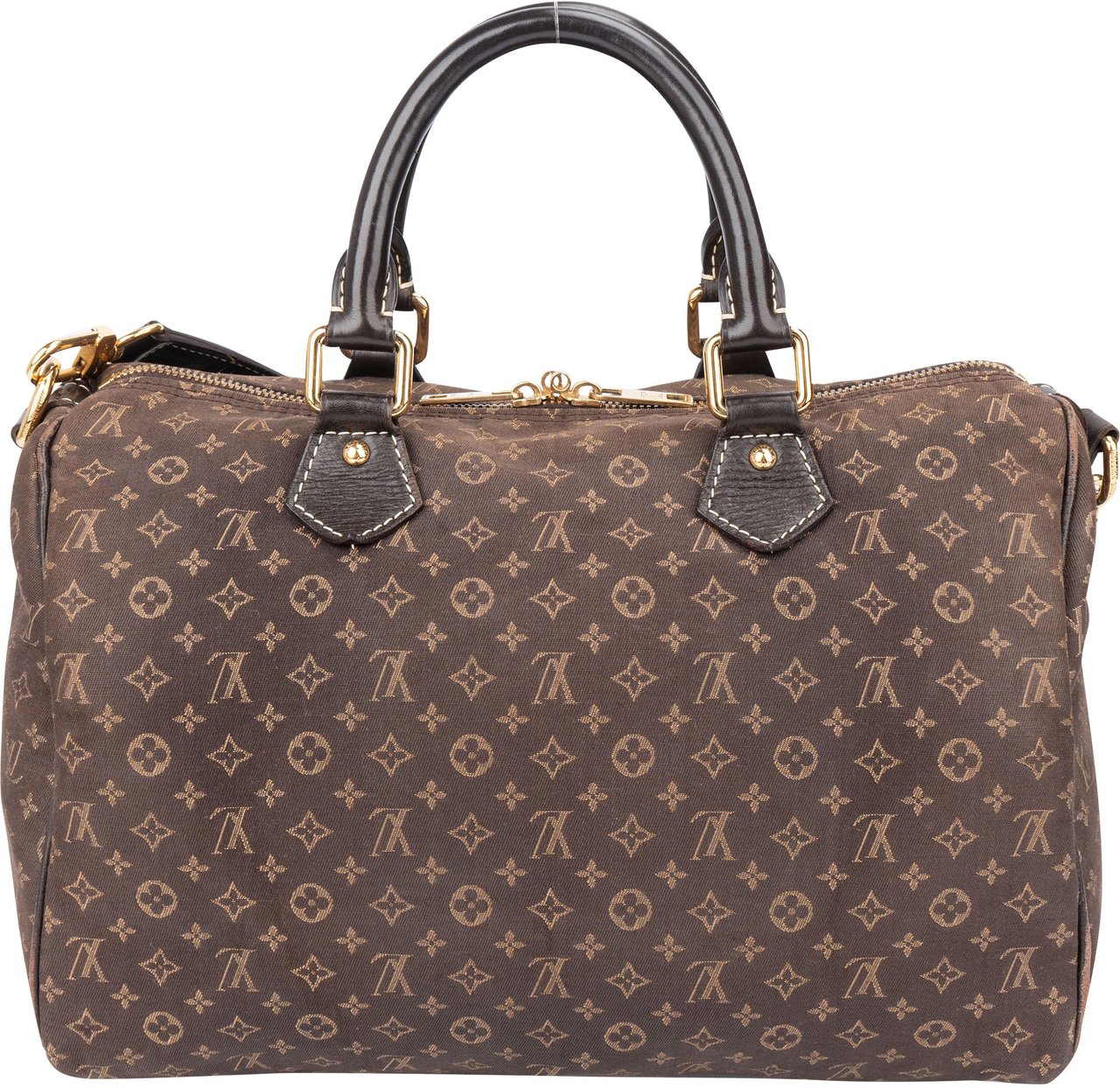 Louis Vuitton Louis Vuitton Mini Lin Monogram Speedy 30 Bandouliere Bruin