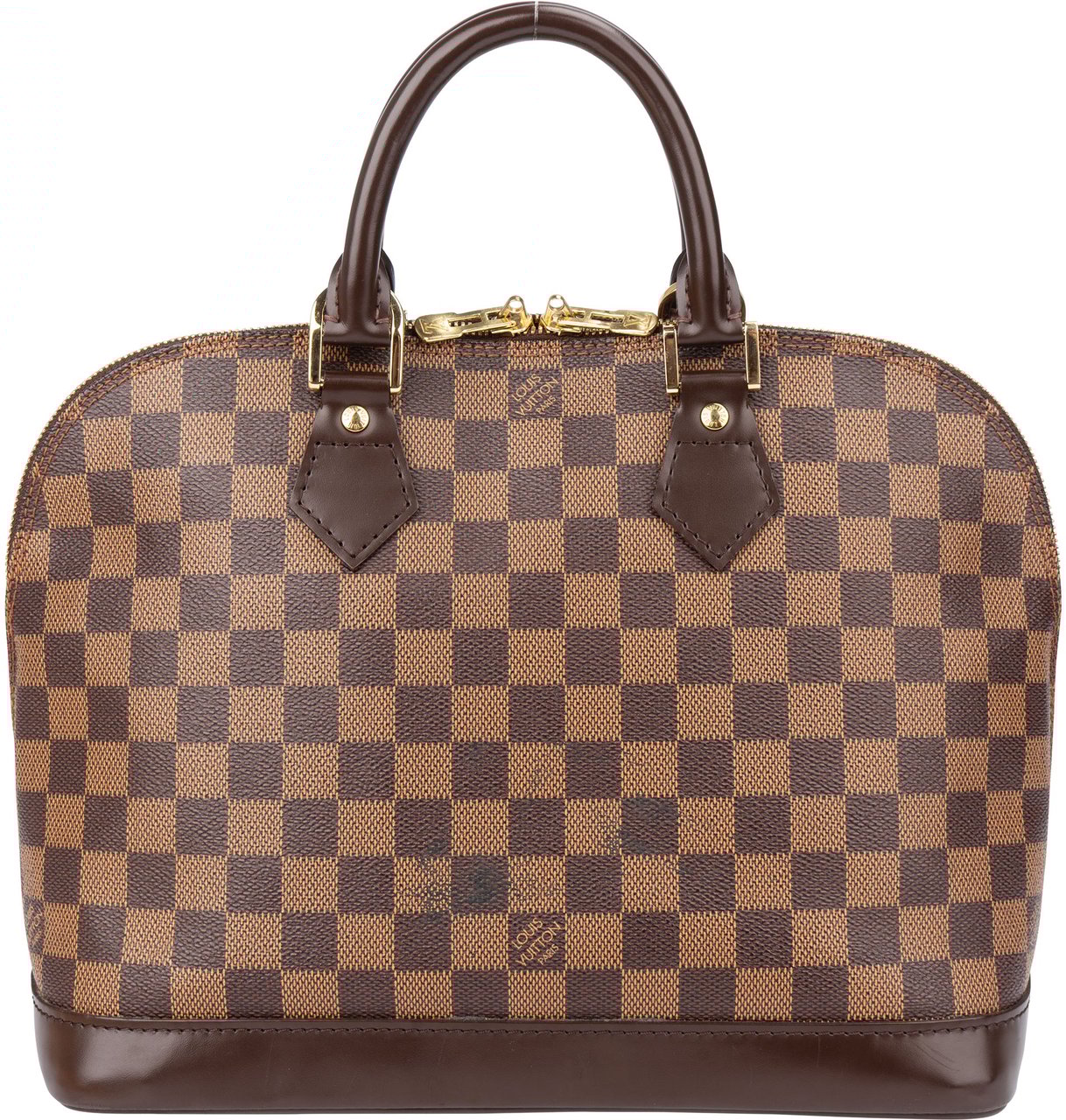 Louis Vuitton Louis Vuitton Damier Ebene Monogram Alma PM Handbag Bruin