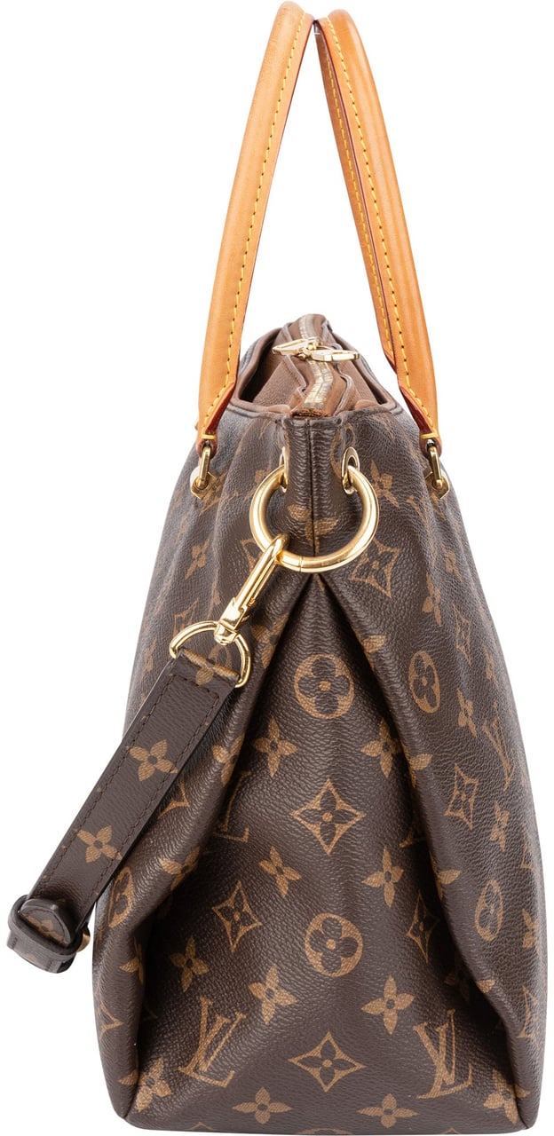Louis Vuitton Louis Vuitton Canvas Monogram Pallas MM Handbag Bruin