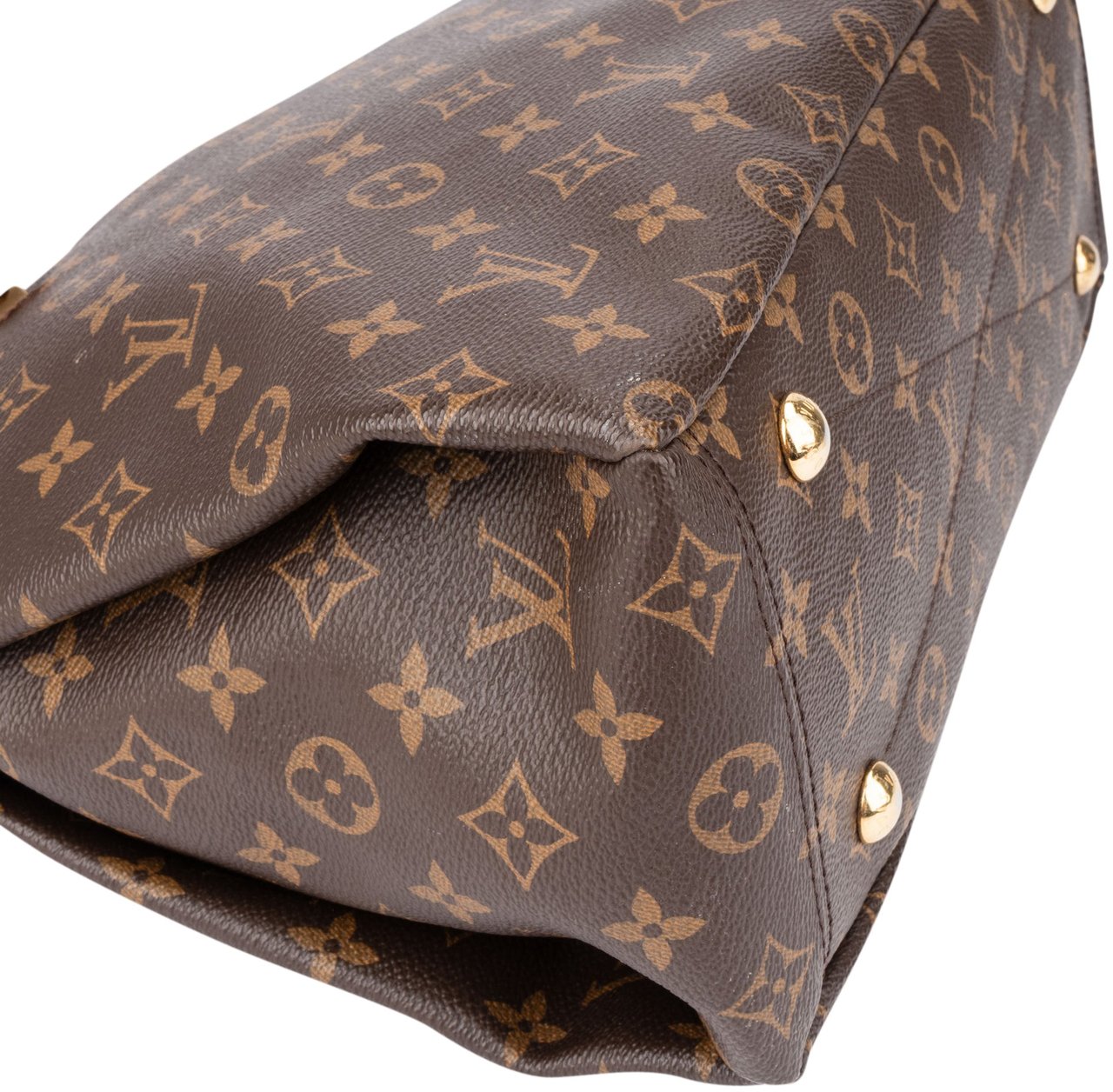 Louis Vuitton Louis Vuitton Canvas Monogram Pallas MM Handbag Bruin