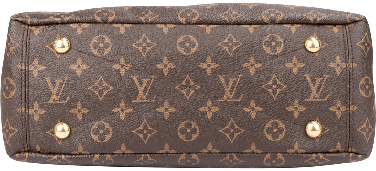 Louis Vuitton Louis Vuitton Canvas Monogram Pallas MM Handbag Bruin