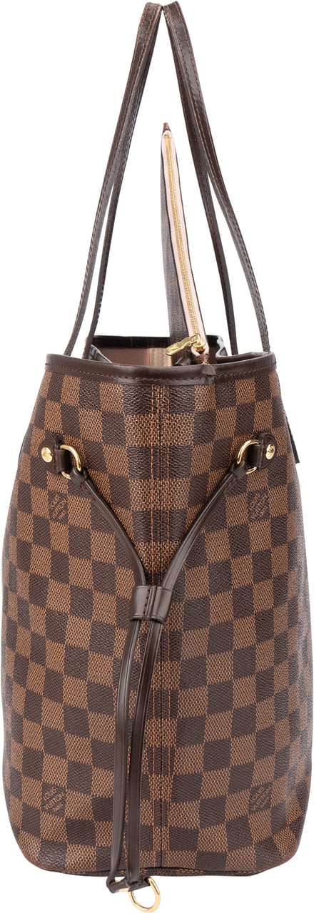 Louis Vuitton Louis Vuitton Damier Ebene Monogram Neverfull MM Shopper Handbag Bruin
