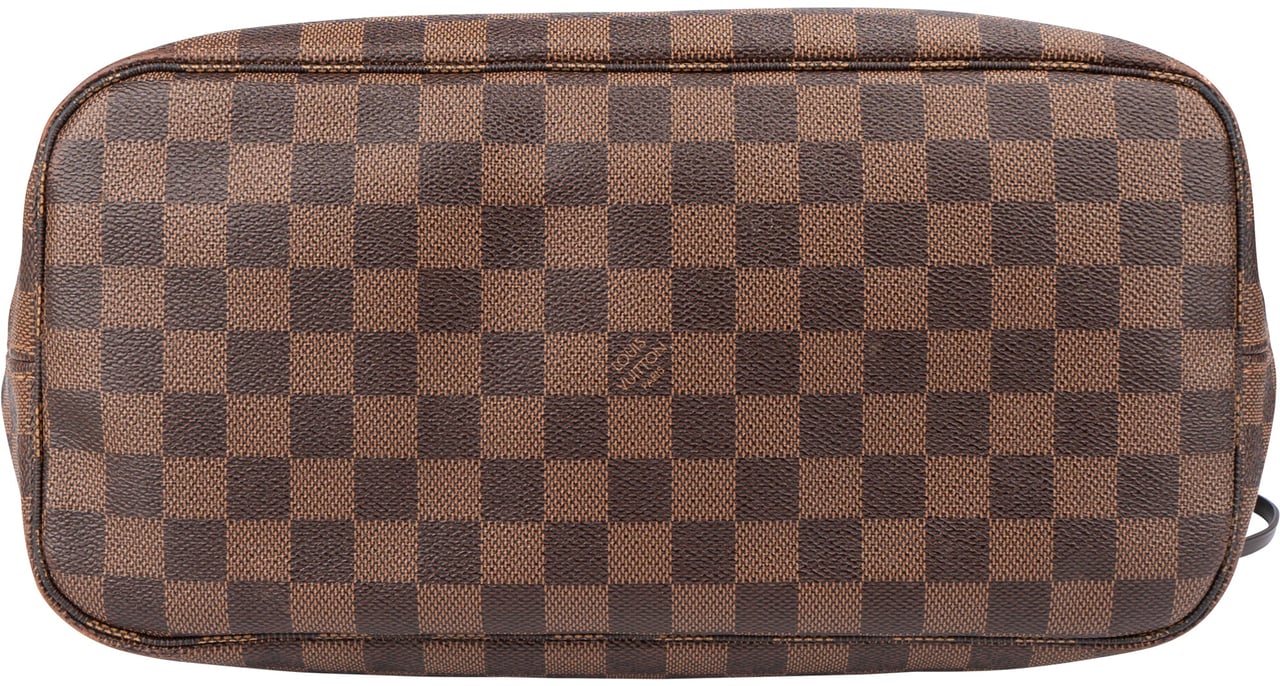 Louis Vuitton Louis Vuitton Damier Ebene Monogram Neverfull MM Shopper Handbag Bruin