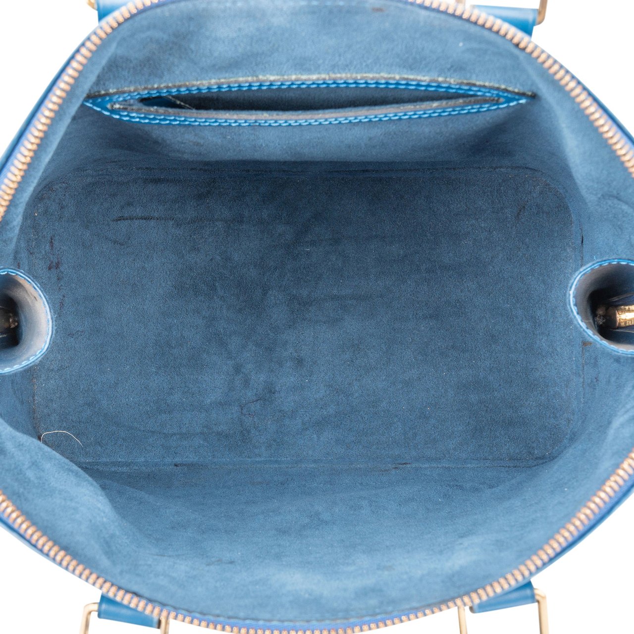 Louis Vuitton Louis Vuitton Bleu Epi Leather Alma PM Handbag Blauw