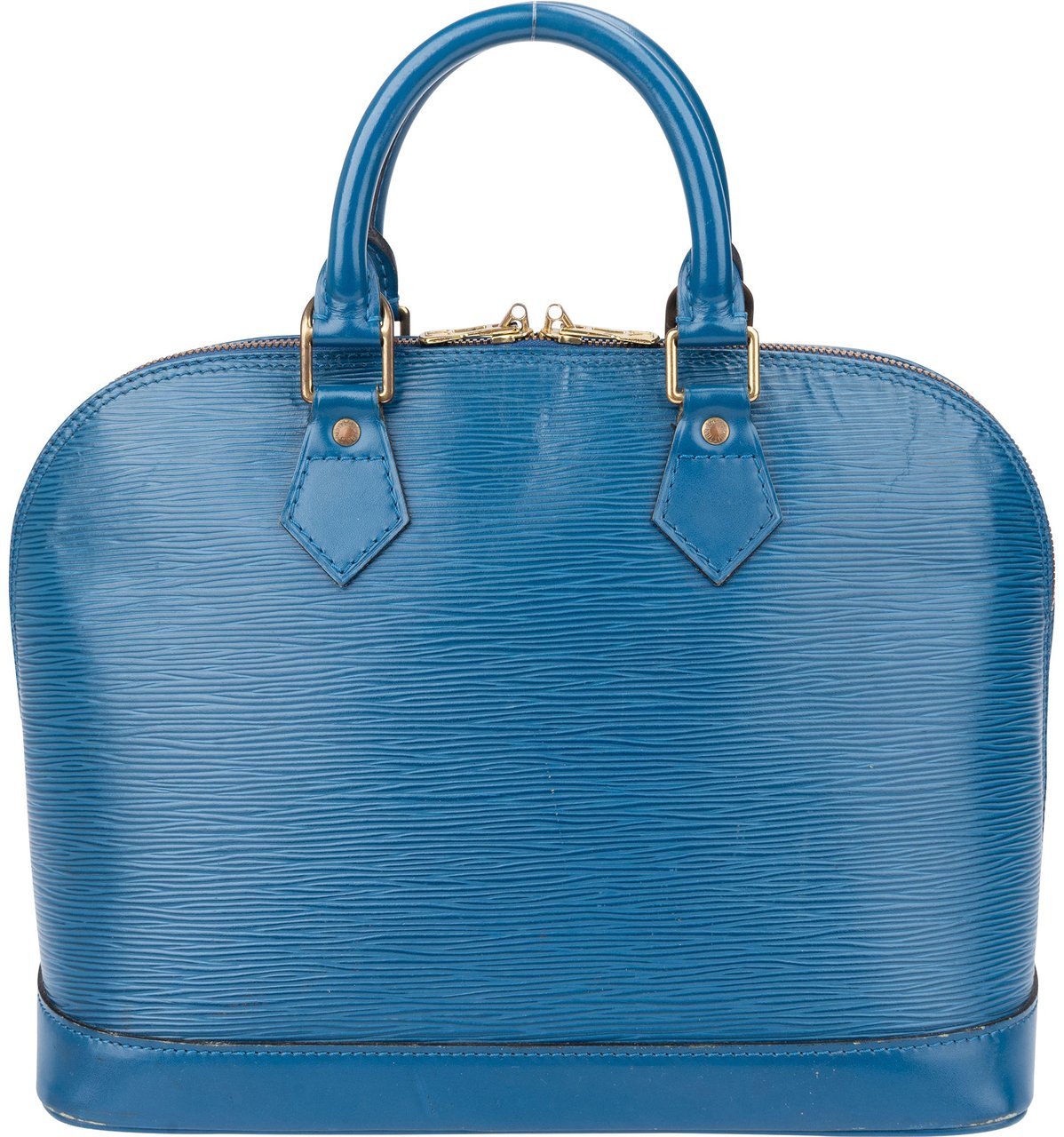 Louis Vuitton Louis Vuitton Bleu Epi Leather Alma PM Handbag Blauw