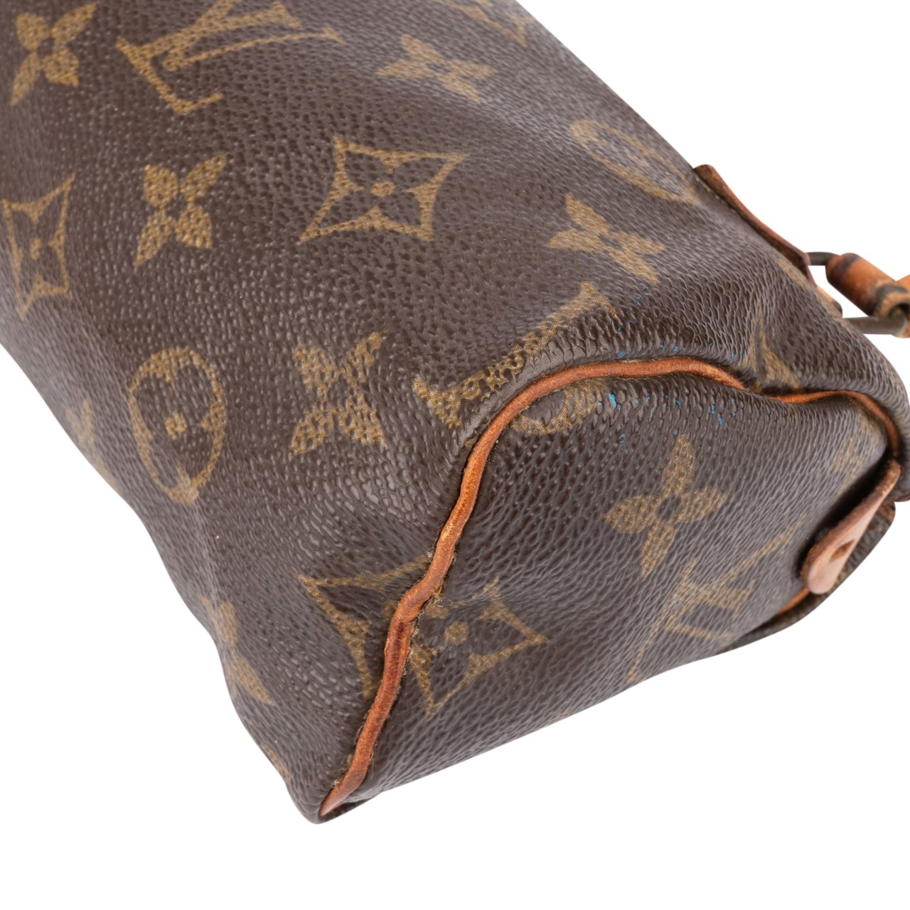 Louis Vuitton Louis Vuitton Canvas Monogram Mini Speedy Handbag Bruin